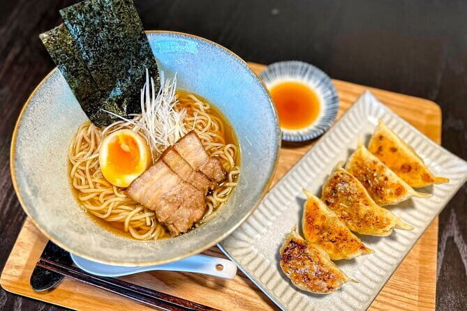 Kobe Home Cooking Ramen and Gyoza Cooking Class - What you’ll cook: soy sauce ramen and crispy gyoza