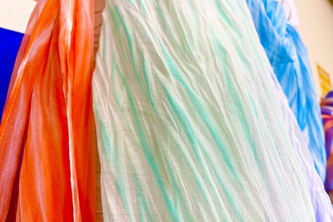 Kyo-arashi Shibori Scarf Class - The Class Schedule: How 30 Minutes to 1 Hour Feels in Real Life