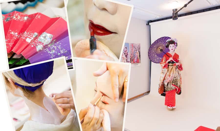 Kyoto: 2-Hour Maiko Makeover and Photo Studio Shoot - Maiko makeup: the look is precise, not just “pretty”