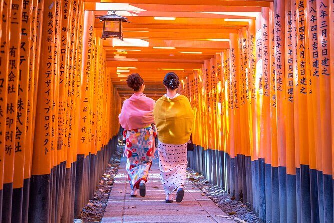 Kyoto Full day Tour Kinkakuji, Kiyomizu-dera and Fushimi Inari - Fushimi Inari-taisha: free torii gates with an afternoon rhythm
