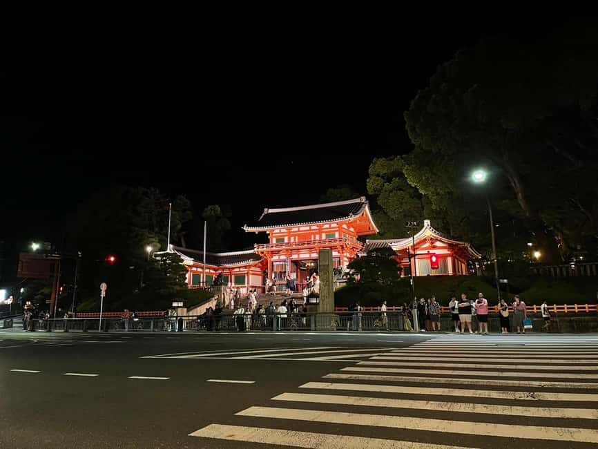 Kyoto: Gion & Geisha District Night Time Walking Tour - Yasaka Shrine after dark: the festival connection you don’t get from photos