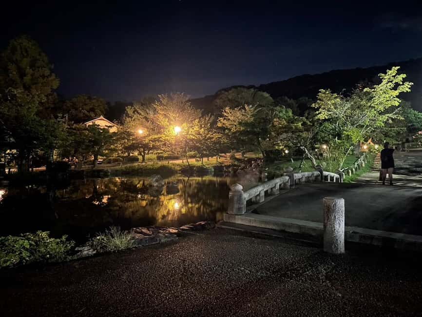 Kyoto: Gion & Geisha District Night Time Walking Tour - Maruyama Park: a calm pause that keeps the walk enjoyable