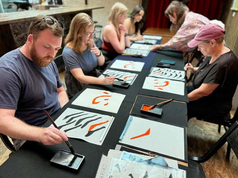 Kyoto: Japanese Calligraphy Workshop - Supplies and paper: what you get for $32