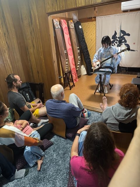 Kyoto: Japanese Koto & Shamisen Concert and Koto Class - The 1 Hour to 100 Minutes Flow: Intro, Concert, Q&A, Photos, and Koto Tryout