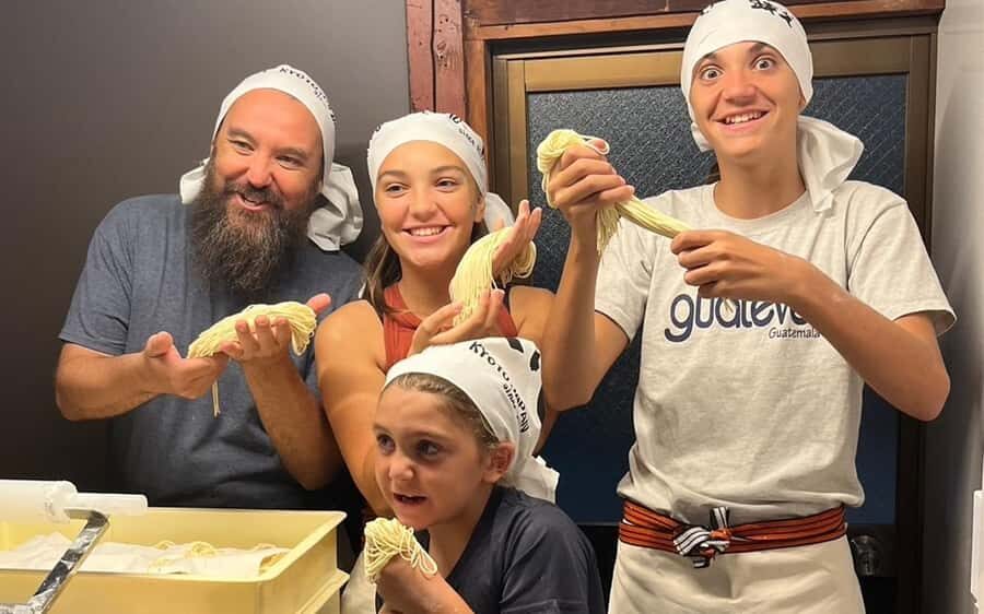 Kyoto Michelin Ramen Workshop or Painting Ramen Essentials - Noodle Making in Real Time: Dough, Hands, and the Noodle Machine
