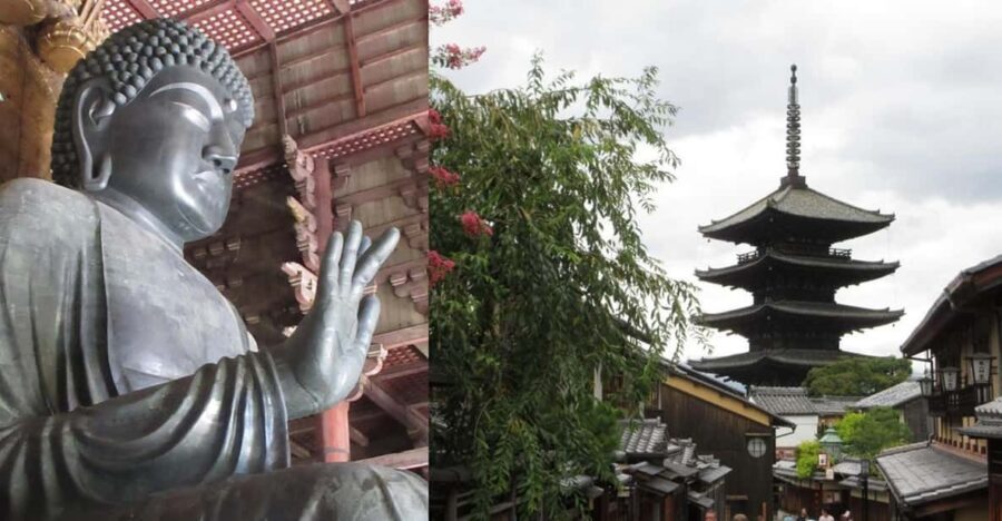 KYOTO-NARA: Giant Buddha Deer Pagoda "Geisya" (Italian, full day) - Kiyomizu-dera and the old streets: temple plus neighborhood energy