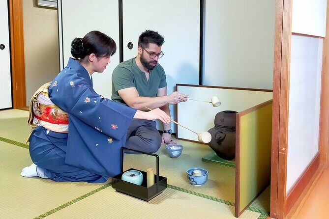 Kyoto near Fushimiinari Wagashi making&Small Group Tea Ceremony - Step 3: Eat what you made, then learn how to drink matcha