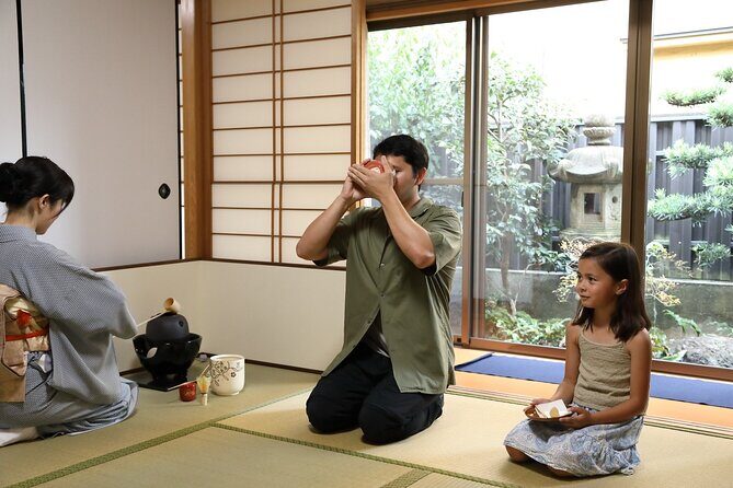 Kyoto near Fushimiinari Wagashi making&Small Group Tea Ceremony - Step 4: Learn ceremonial matcha prep from the host, then do it yourself