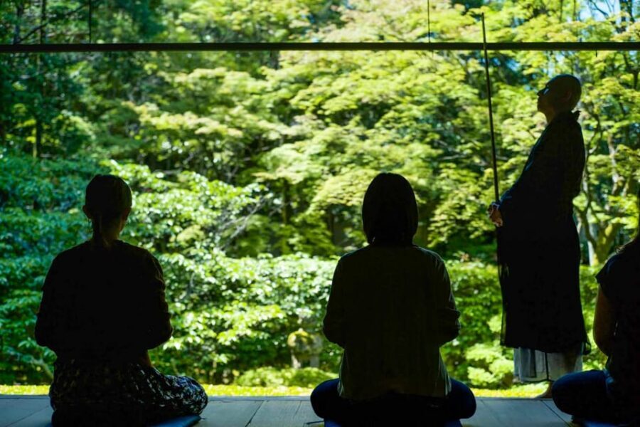 Kyoto: Nighttime Zen Meditation and Matcha Tea Experience - Sehakuan tea room and Kano Sansetsu fusuma: art you can stand in front of