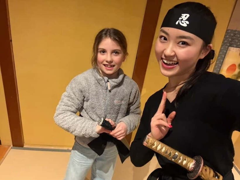 Kyoto: Ninja Experience Cafe Kyoto Gion - Weapon Training: Shuriken, Blowgun, and Katana