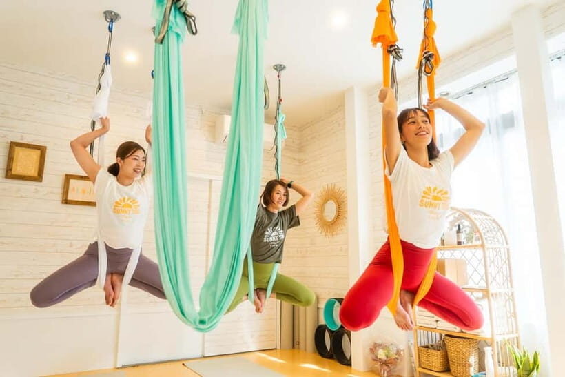 Kyoto: Private Aerial Yoga Class - What to bring (and what Kyoto clothing rules actually mean)