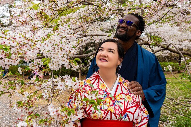 Kyoto Private Kimono Photoshoot for Couple and Solo - The kimono fitting: where the best photos start