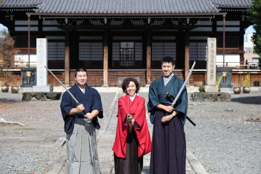 Kyoto: Samurai Sword & Kimono Action Filming Experience - Sword Training in a Temple Dojo: Makkogiri and Kesagiri