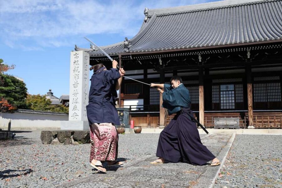 Kyoto: Samurai Sword & Kimono Action Filming Experience - Your Swordplay and Filming Scene: Choreography for Real Footage