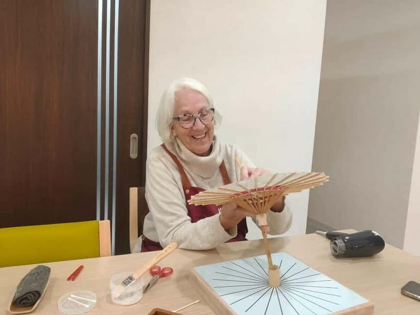 Kyoto: Traditional Mini Umbrella Making Workshop - The Hands-On Part: Building with Care (and Why It’s Satisfying)