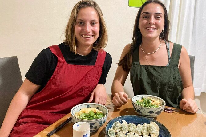 Learn to Make Home Style Tempura Udon and Gyoza - Nerima Station, a private studio setup, and meeting Emi
