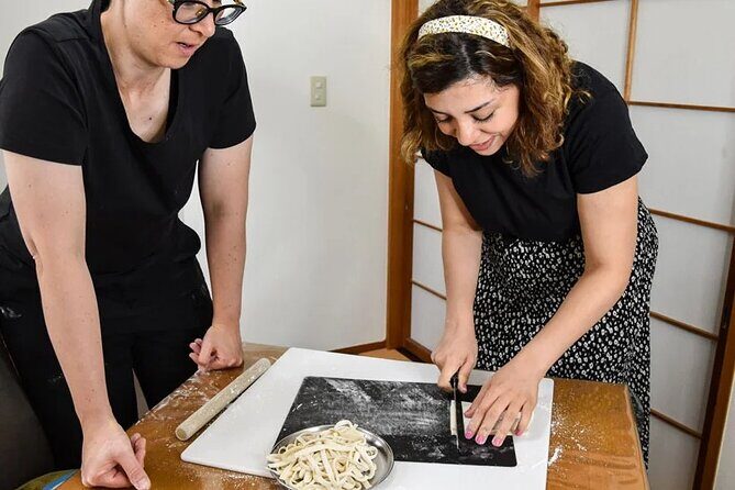 Learn to Make Home Style Tempura Udon and Gyoza - Barley tea, eating what you made, and taking home the English booklet
