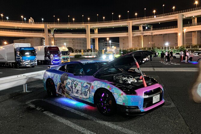 Luxury Tokyo Night Drive – Porsche Panamera, Daikoku PA & Bay - Setting out: Rainbow Bridge and the Tokyo Bay night view