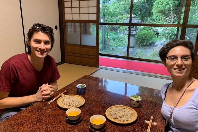 Making Soba noodles at Temple - What you eat: the soba you make as snacks