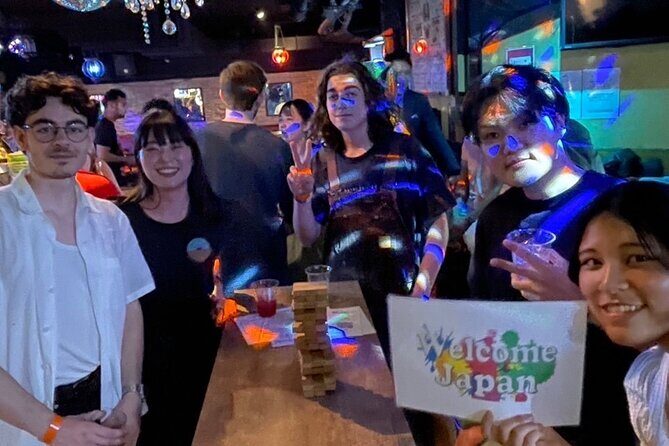 Meet Osaka local Friend & Fun Chat All We Can Drink Party Ticket - The Party Flow: Introductions, Games, and Multilingual Chats