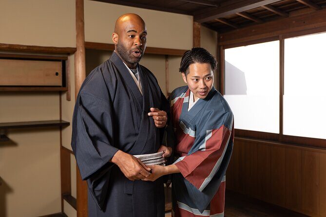 Men's Kimono Lesson and Shopping in Kyoto - Key points at a glance