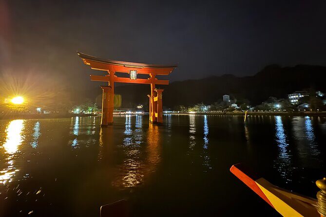 Miyajima Exploring Highlights and Sunset Cruise - Omotesando in the evening: 350 meters of island life