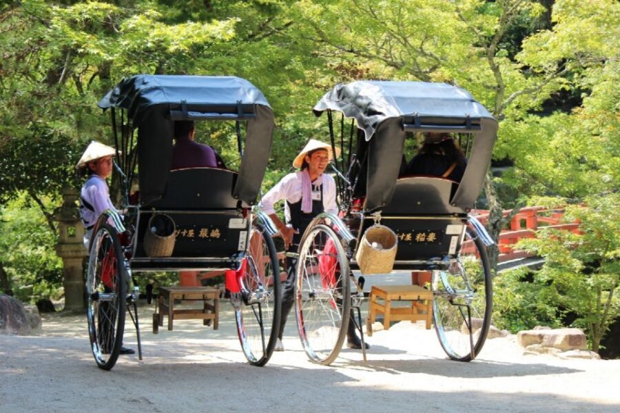 Miyajima: Private Rickshaw Tour to Itsukushima Shrine - Miyajima by rickshaw: why this beats walking for many people