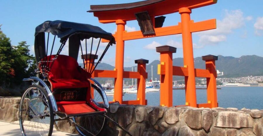 Miyajima: Private Rickshaw Tour to Itsukushima Shrine - Meet-up outside the ferry: your first small win
