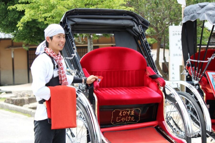 Miyajima: Private Rickshaw Tour to Itsukushima Shrine - Price and value: what $51 per person buys you