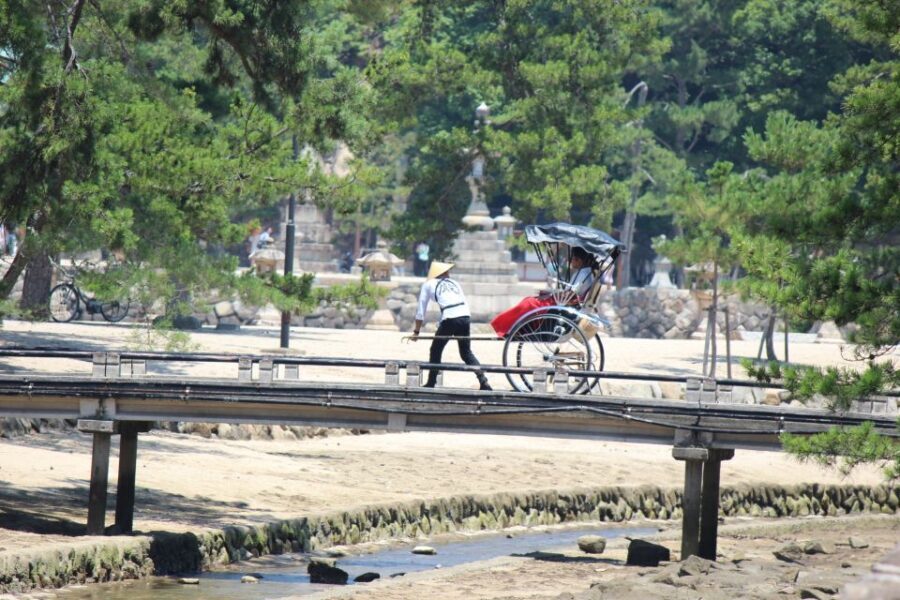 Miyajima: Private Rickshaw Tour to Itsukushima Shrine - The floating torii gate: plan for high tide, then let the guide work magic