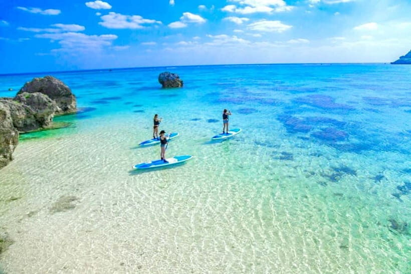 Miyako island: SUP or Canoe at Stunning Blue Beach - The 2-hour flow: meeting, gear, and one hour on the water