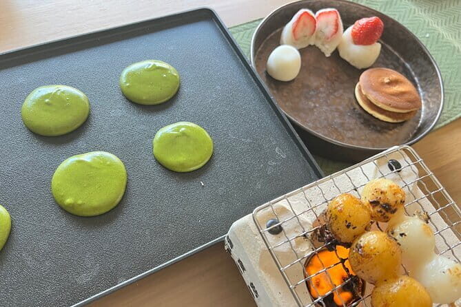 Mochi Matcha Gluten Free Japanese Sweets Class near Shibuya area - The 2-hour flow: four sweets, matcha, and gluten-free focus