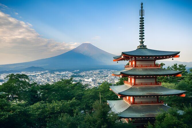 Mount Fuji and Hakone Private day trip from Tokyo - Arakura Fuji Sengen-jinja Shrine (Chureito Pagoda): The Fuji-Behind-the-Pagoda Moment