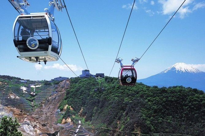 Mt. Fuji 5th Station, Owakudani Ropeway, Pirate Ship plus Outlet shopping! - Owakudani Ropeway and the Volcanic Gas World: Fast Scenic Payoff