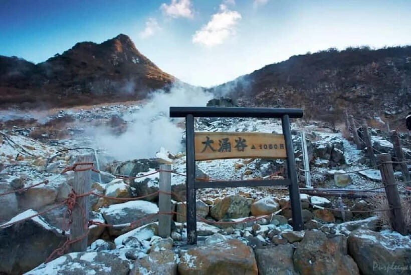 Mt.Fuji Hakone Day Tour With Lake Ashi Cruise, FREE Ropeway - Hakone Ropeway and Owakudani: Volcanic Steam, Rope Views, and Black Eggs