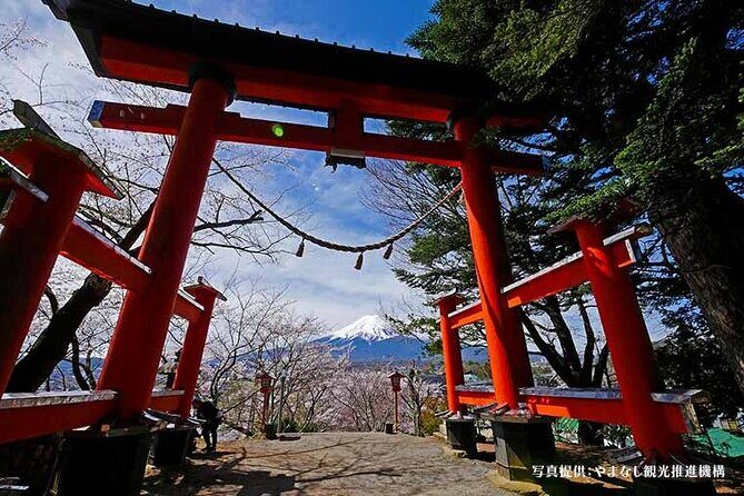 Mt. Fuji, Oishi Park & Arakurayama Pagoda Bus Tour with Lunch - Lake Kawaguchi and the Ohashi Bridge: quick views, no extra hassle