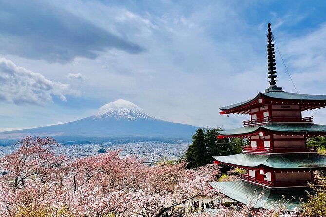 Mt Fuji Private Day Trip from Tokyo with English Speaking Driver - Chureito Pagoda: the Fuji postcard you actually want to capture