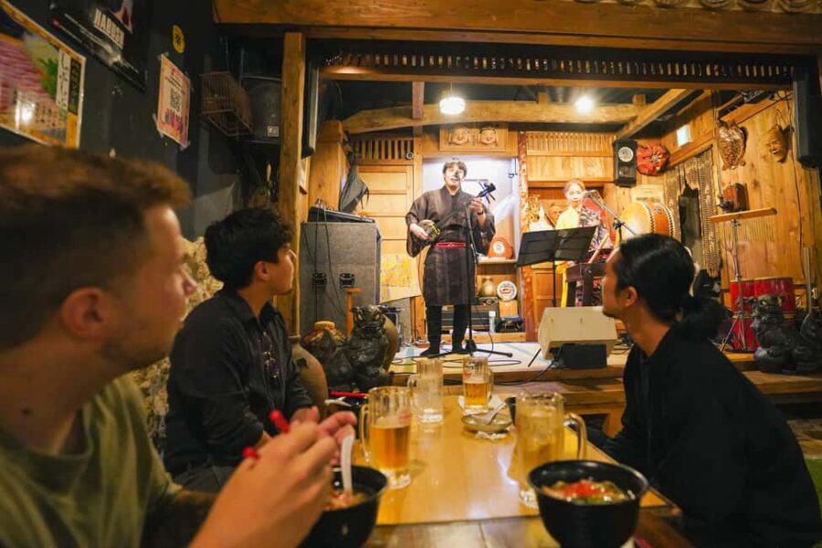 Naha Bar Hopping Tour in Okinawa - What You’ll Eat and Drink: A Real Dinner, Not Just Samples