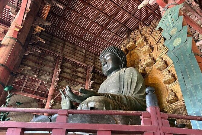 Nara Highlight Walking Tour with Furoshiki Experience with Lunch - Kasuga Taisha: the lantern forest effect