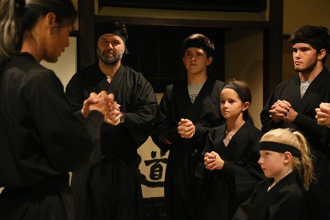 Ninja 2-hour Hands-on Lesson by Japanese master in Kyoto -Medium - Weapons Training That Actually Gets Hands-On