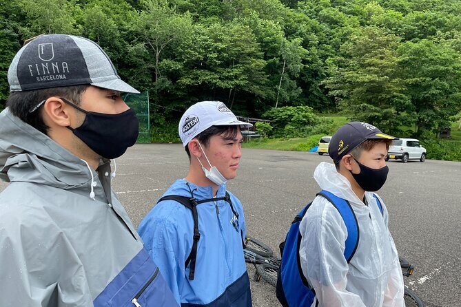 Nopporo Forest Mountain Bike Tour from Sapporo, presenting a retro Cycle cap - Why Nopporo Forest biking beats another Sapporo morning