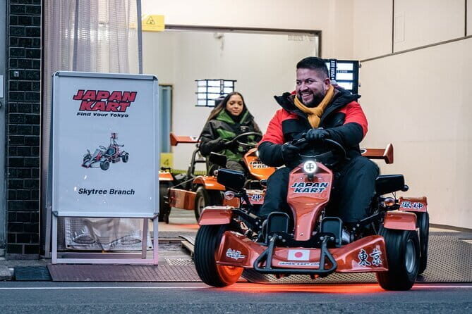 Official Japan Go-Kart Tokyo Skytree/Akihabara (IDP Required) - Your ride setup: waivers, instruction video, and costume-style fun
