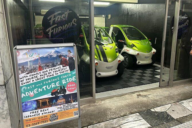 Official Tokyo Shibuya : KIMONO Dressed EV-Go Kart Activity Tour - Price and value: what $104.24 includes, plus the ¥1,000 you should plan for