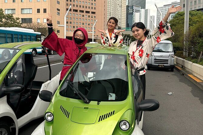 Official Tokyo Shibuya : KIMONO Dressed EV-Go Kart Activity Tour - Getting into your kimono: what to expect in real time