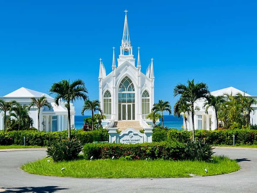 Okinawa Full Tour: Castle, Manza, Kouri, Aquarium & American - American Village at sunset, plus Kokusai-dori for shopping time