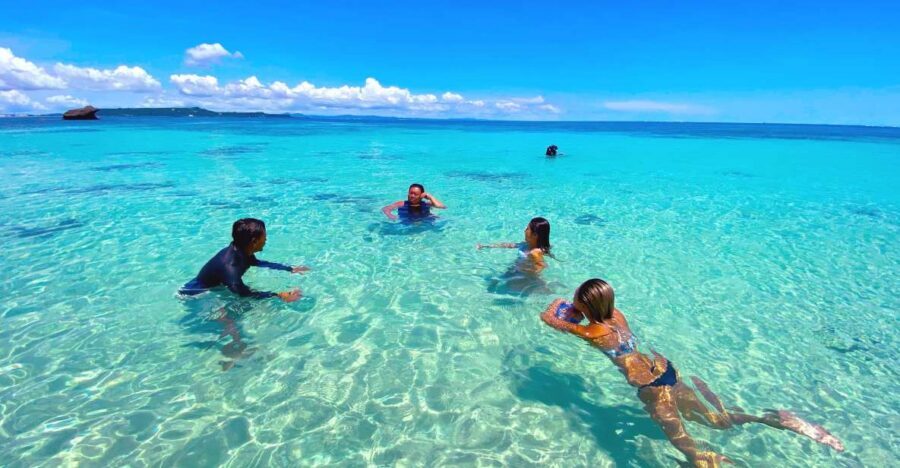 Okinawa: Tsuken Island Day Trip, Water Sports, and BBQ Lunch - Getting there from Heshikiya Port without stress