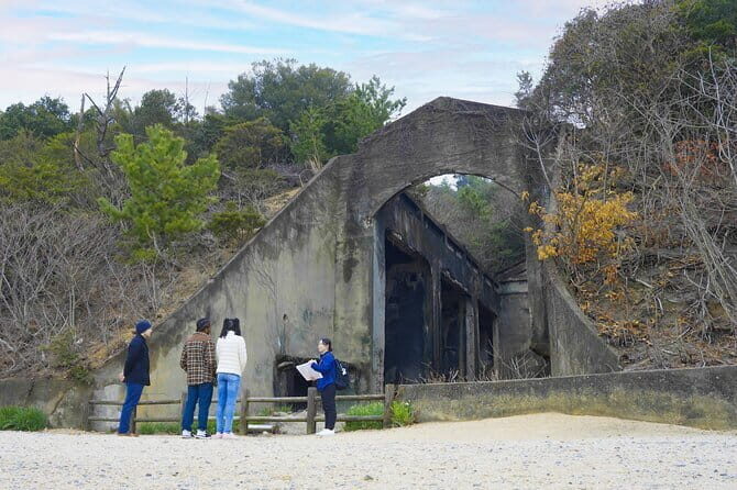 Okunoshima Rabbit Island Cycling Tour with Local Guide - Stops 4 and 5: Wartime Poison Gas Ruins Viewed from a Distance