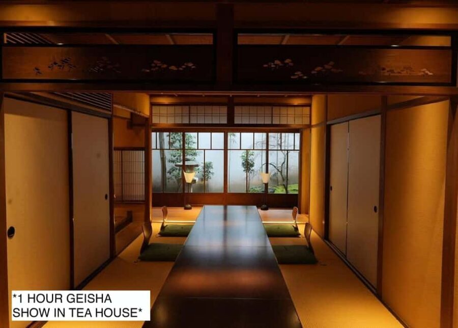 One Hour Geisha Show in Kyoto - Tea House option vs Gion Theater: choose the room, not just the date