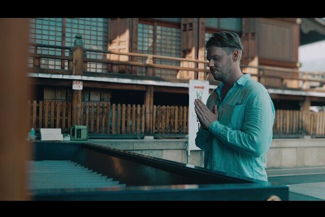 Osaka Cinematic Film experience Video + Photo (ONLY ONE BOOKING) - Shitennoji Temple: calm architecture for grounded, cinematic shots