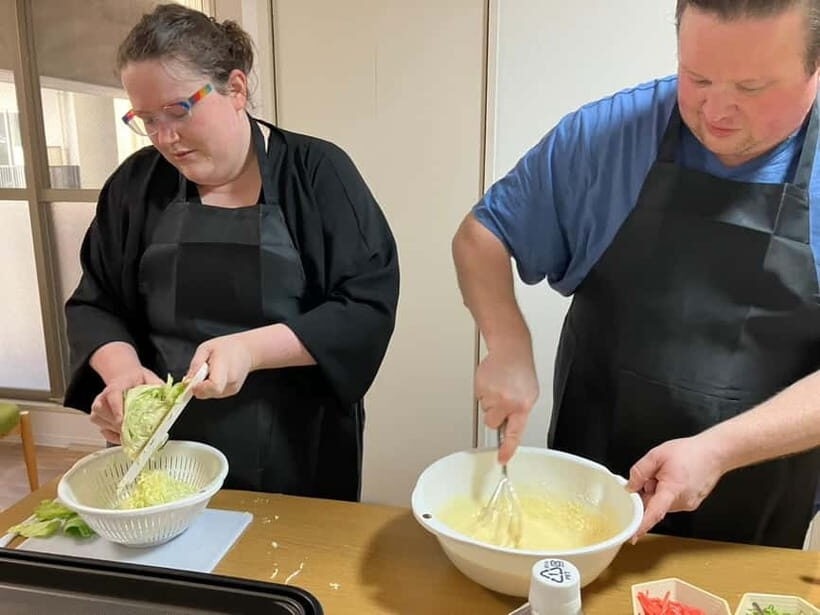 Osaka : Cooking Class Okonomiyaki & Takoyaki course in Nanba - Key highlights you can count on